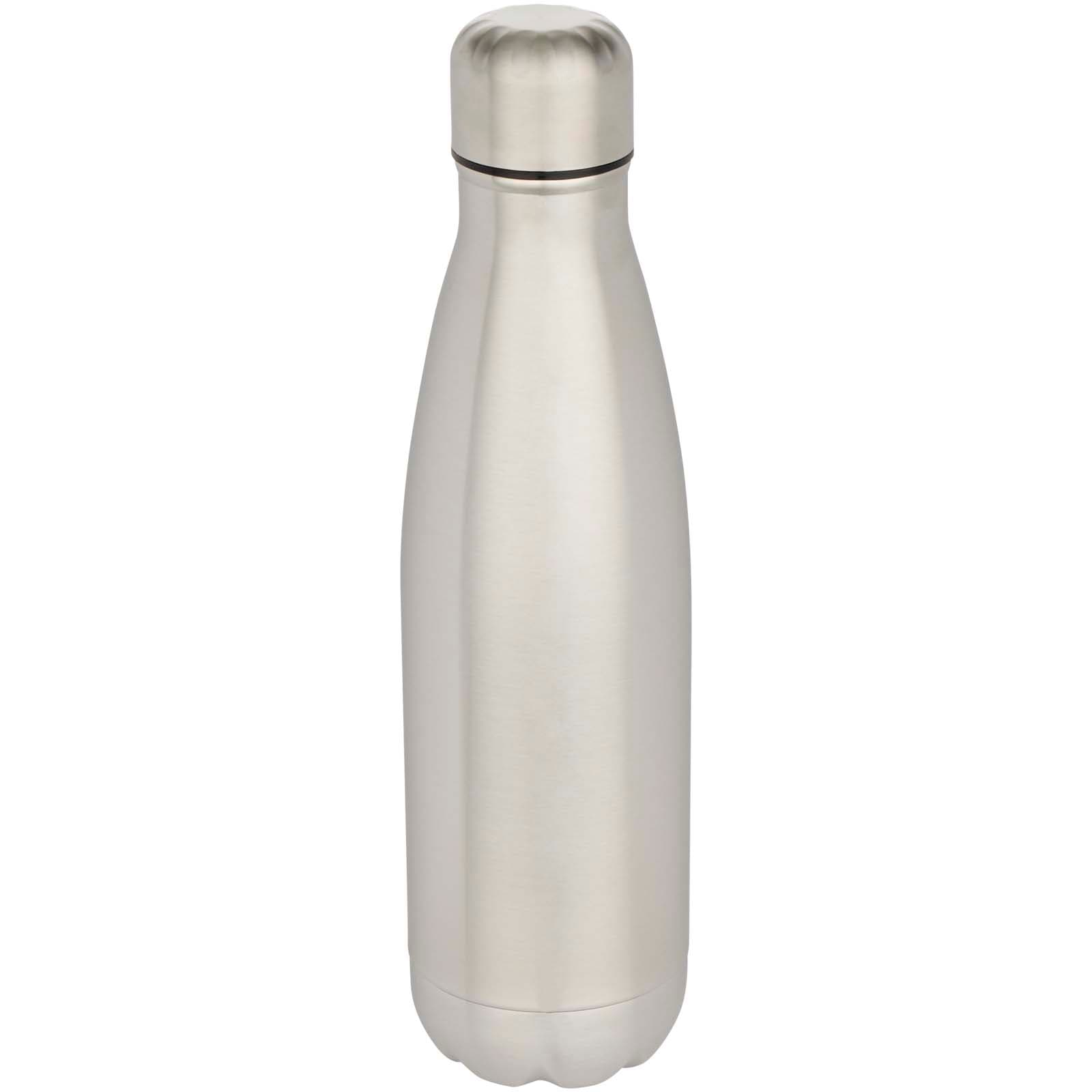 Bouteille d’eau Cove de 750 ml en acier inoxydable recyclé certifié RCS à simple paroi coloris Acier