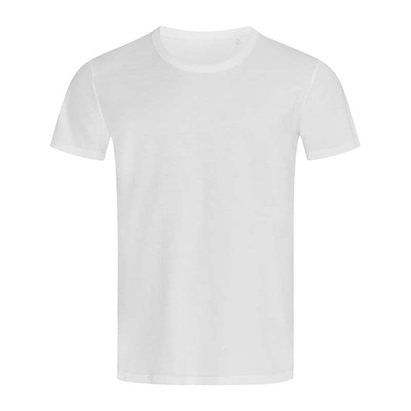 Ben Crew Neck Unisex T-shirt coloris Blanc