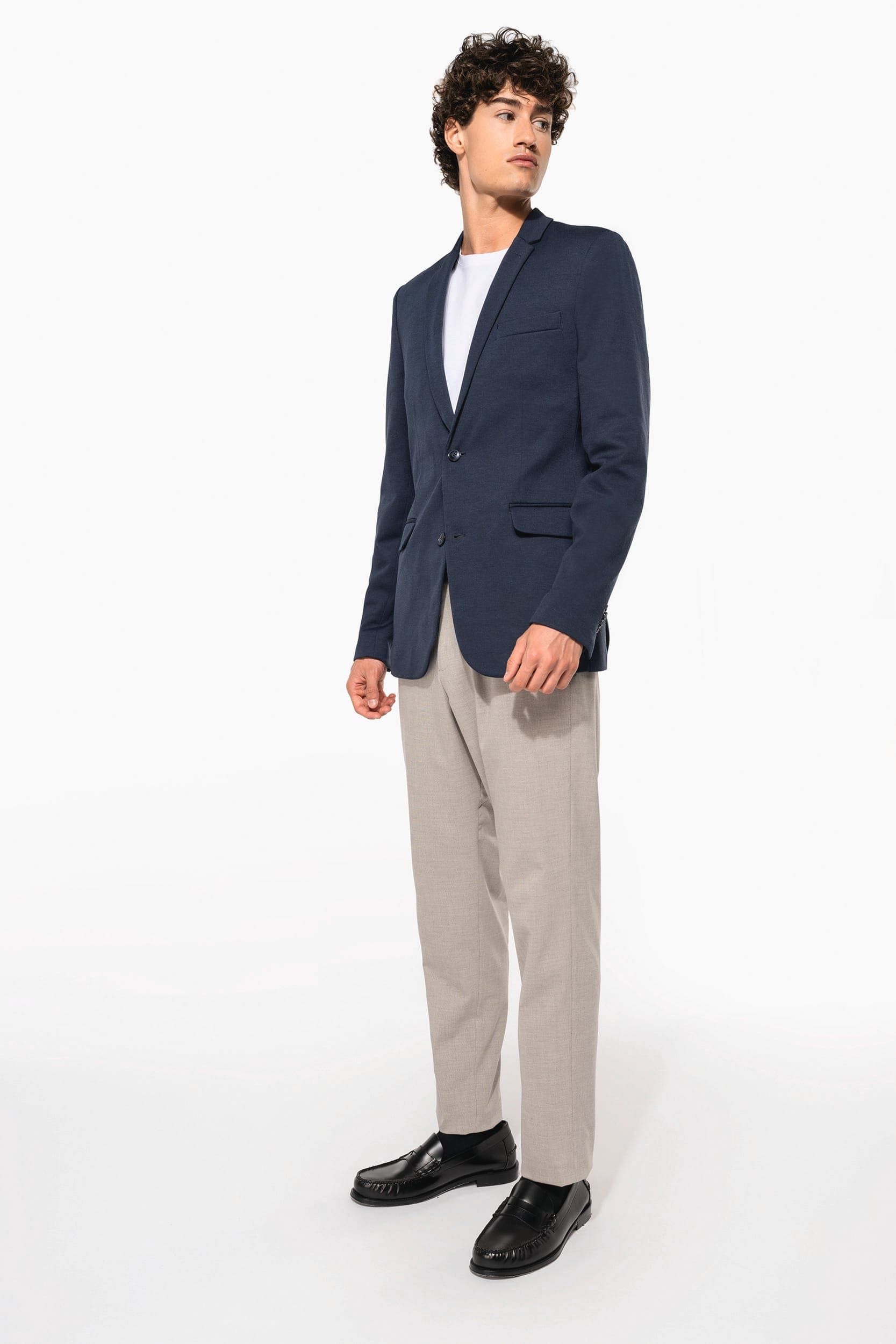 Veste maille homme en situation