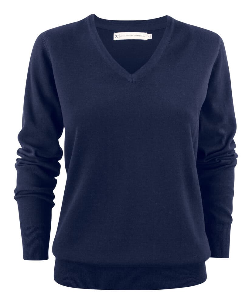 Pull Tricoté Encolure V Ashland Femme coloris Marine