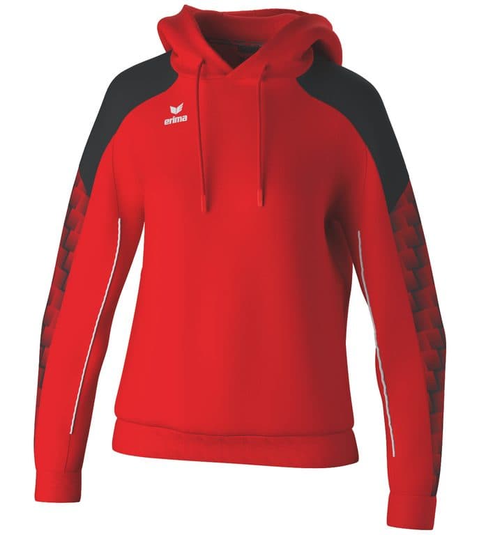 Sweat à capuche EVO STAR coloris Rouge / Noir