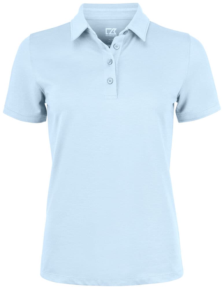 Polo Cutter & Buck Oceanside Stretch femme coloris Bleu céleste
