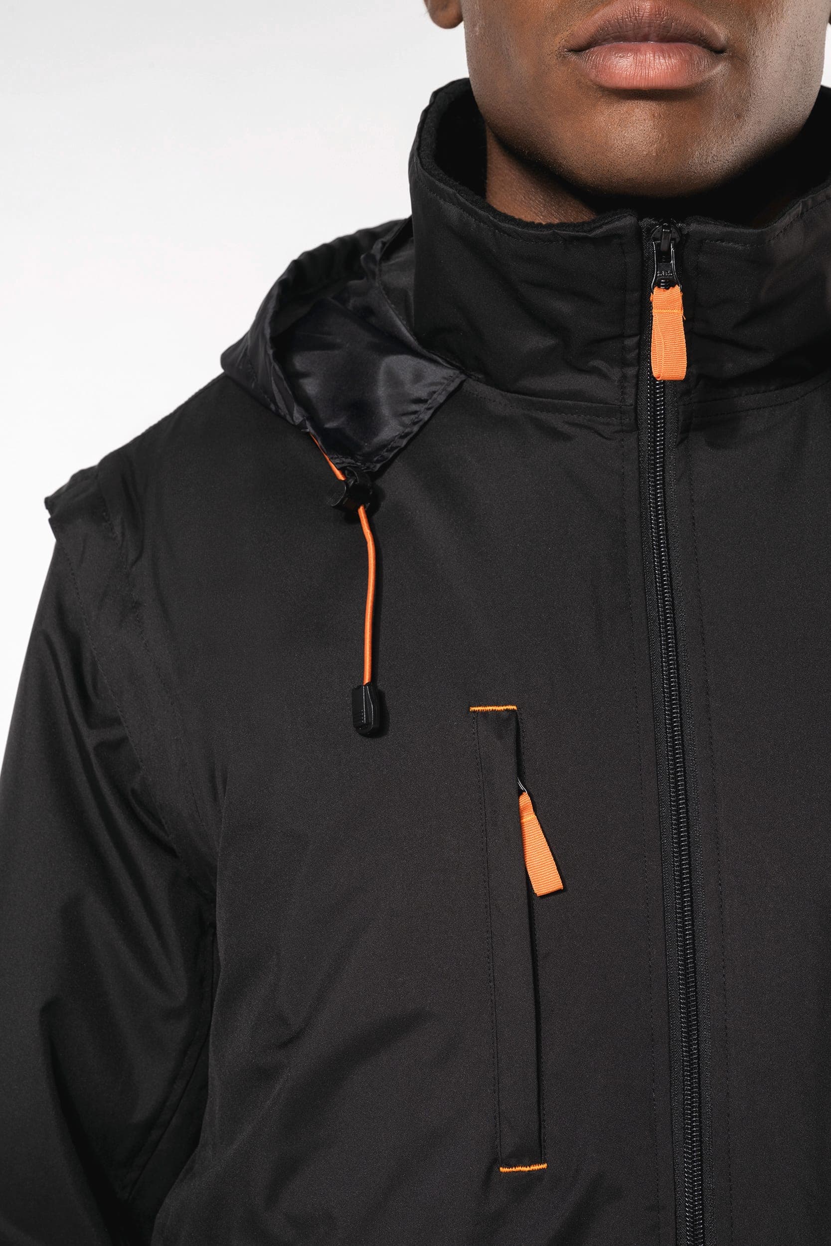 Blouson à manches amovibles homme en situation