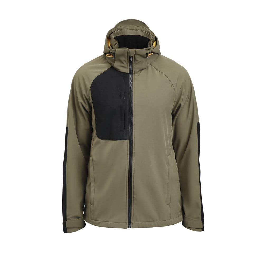 Jobman 1391 Softshell Jacket coloris Noir / Vert