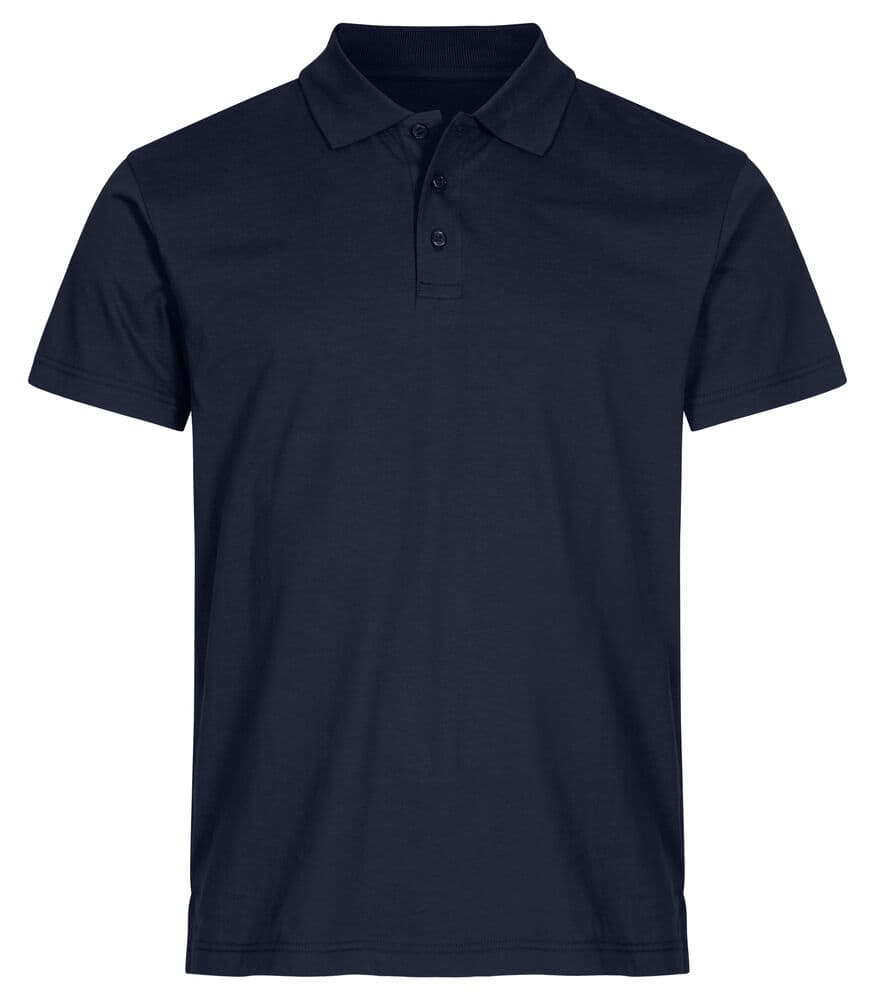 Clique Single Jersey Polo coloris Marine foncé