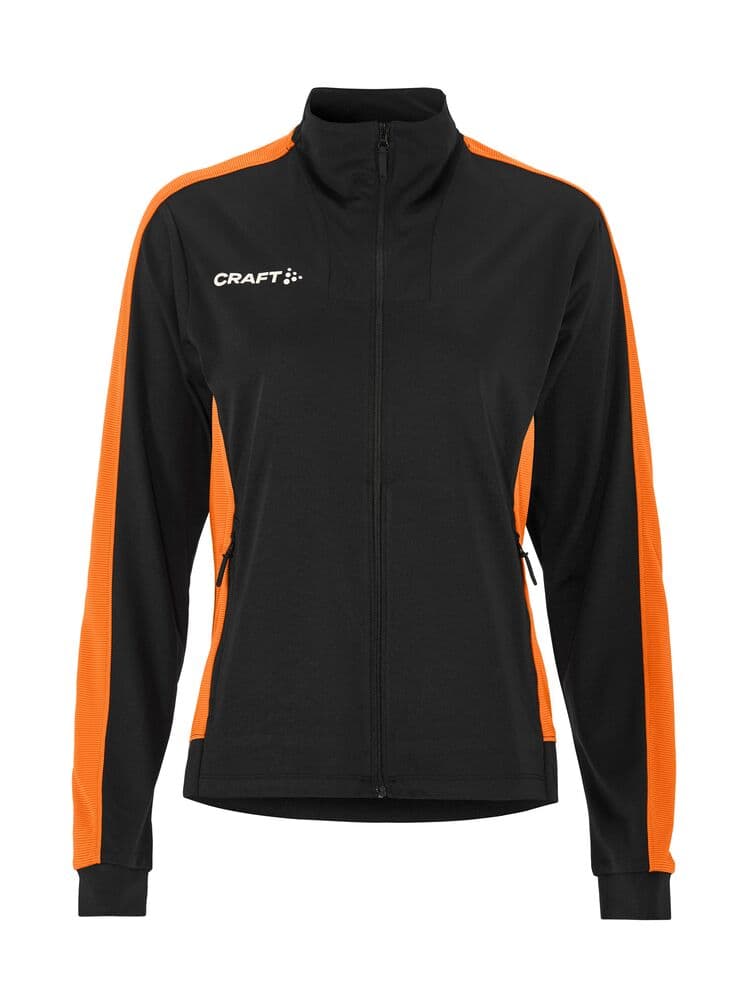 Craft Evolve 2.0 contrast full zip jacket w coloris Noir / Orange