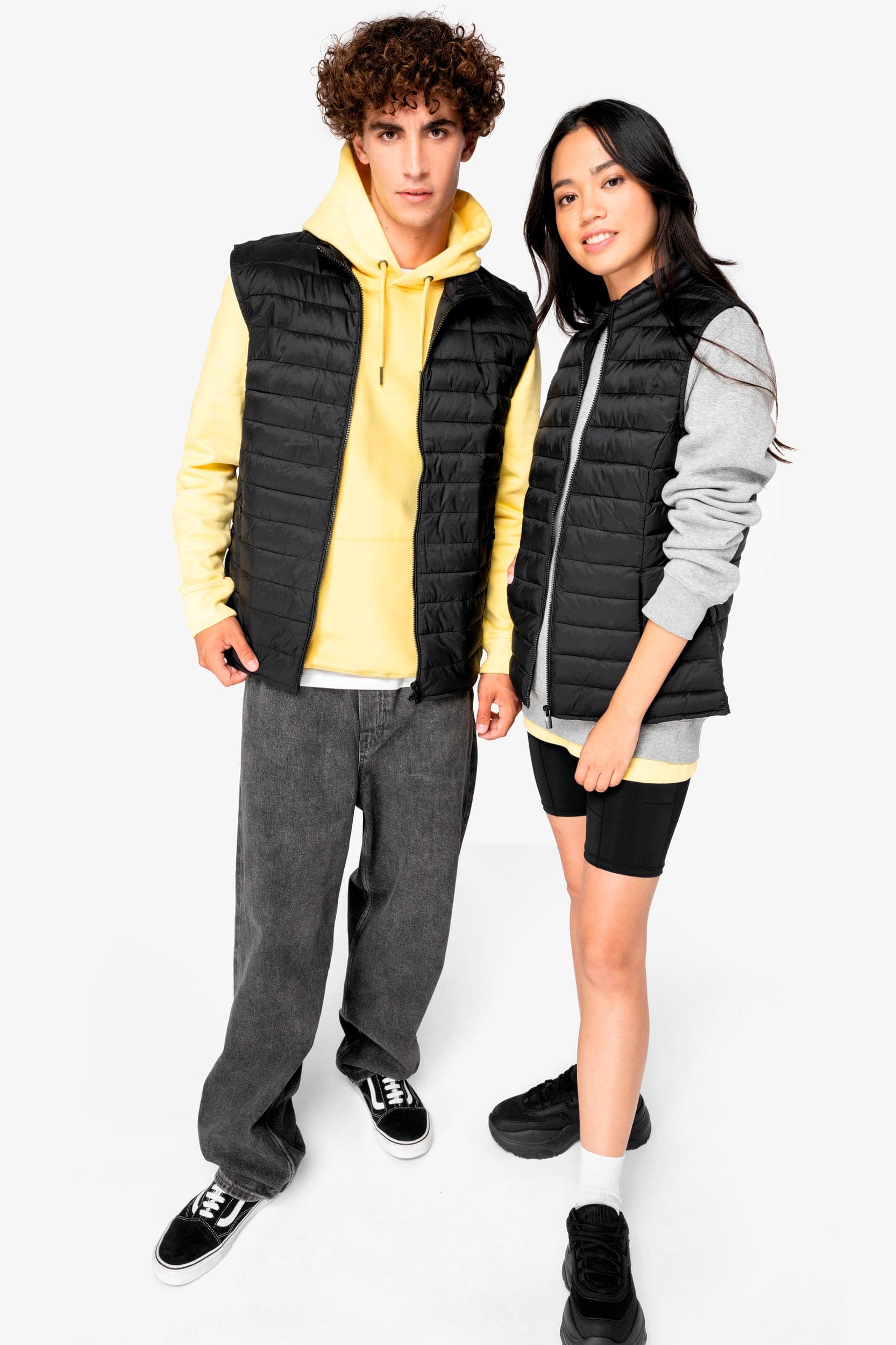 Bodywarmer écoresponsable léger homme en situation