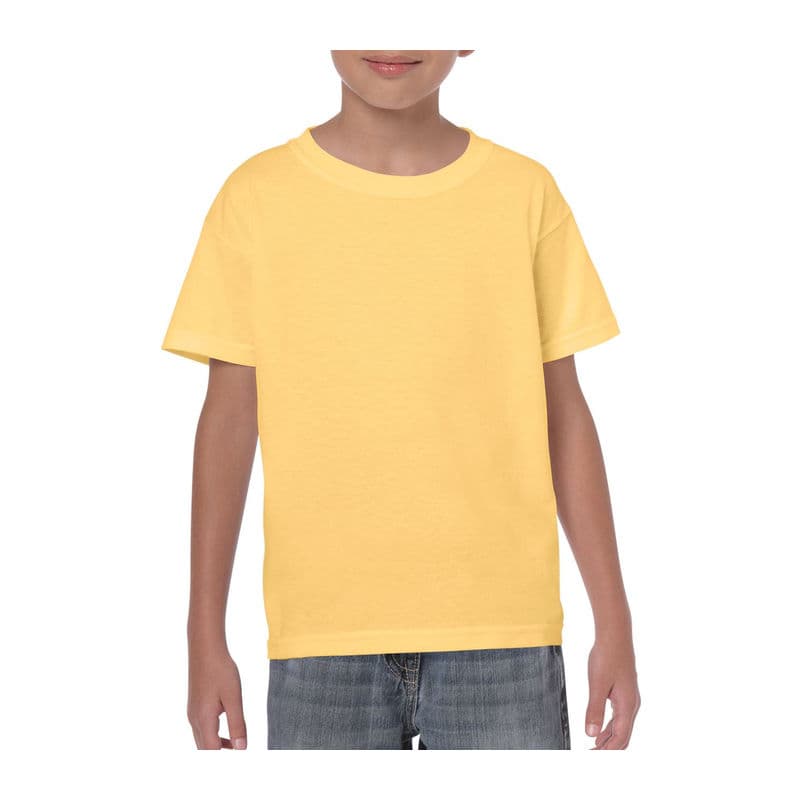 HEAVY COTTON YOUTH T-SHIRT coloris Jaune brume