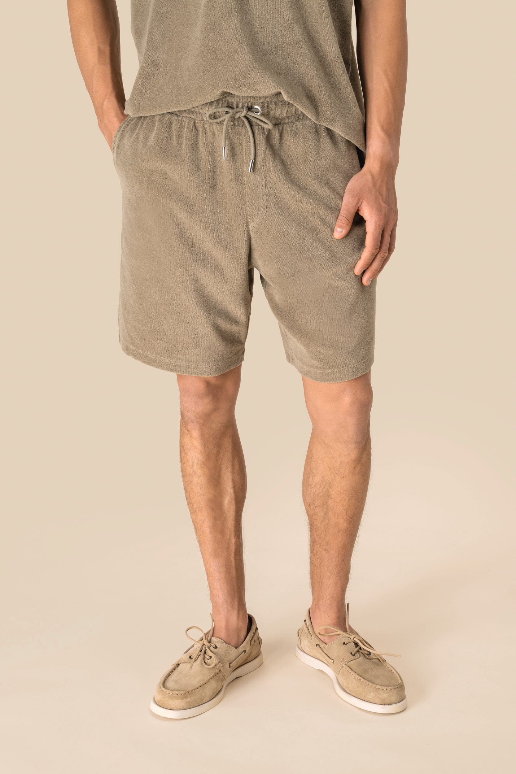Short écoresponsable en éponge homme