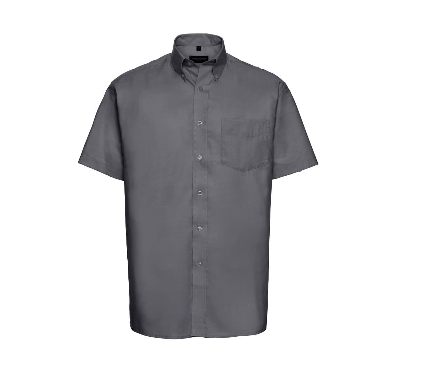 MEN'S SHORT SLEEVE CLASSIC OXFORD SHIRT coloris Argent