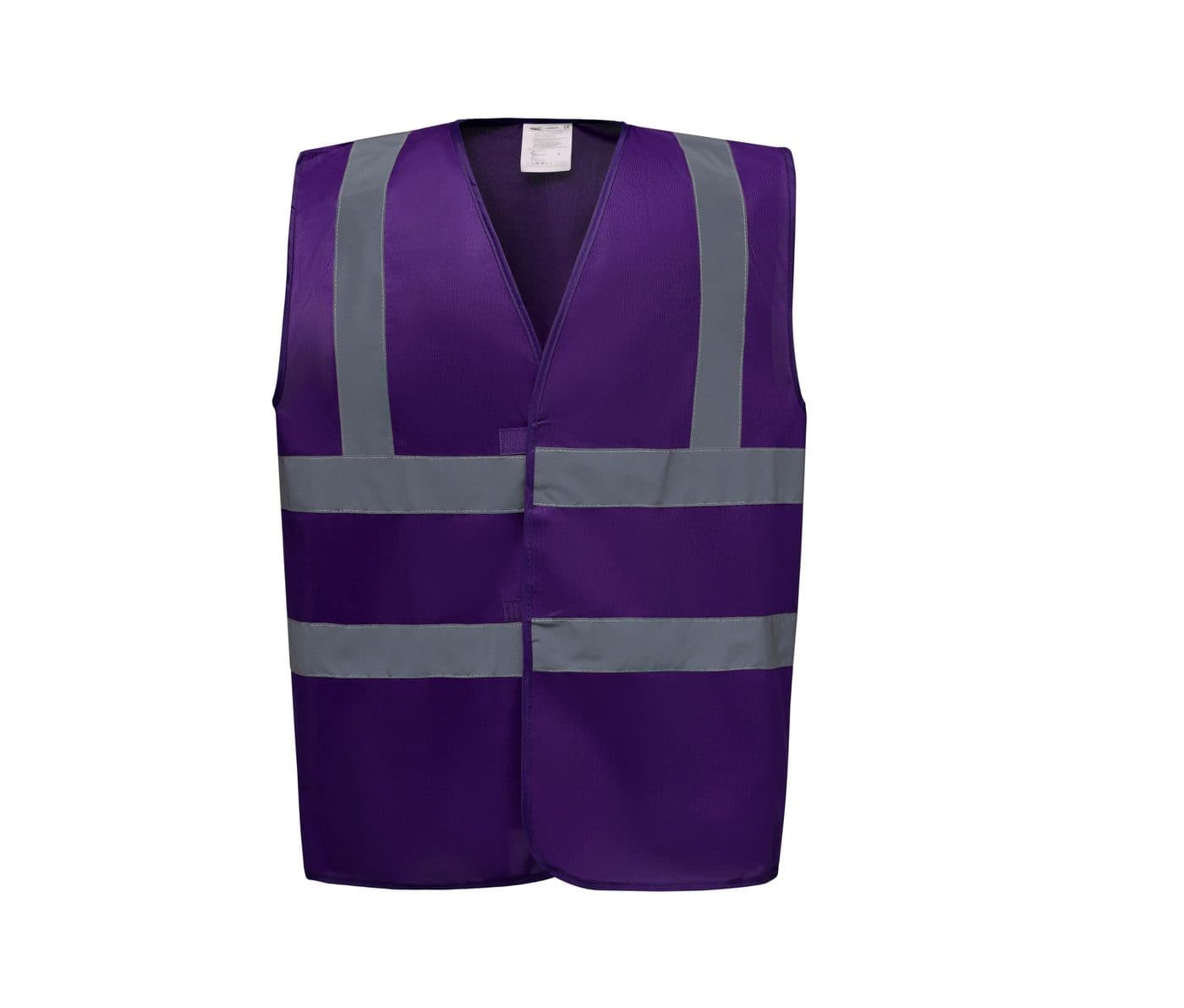 HI-VIS 2-BAND AND BRACES WAISTCOAT coloris Violet