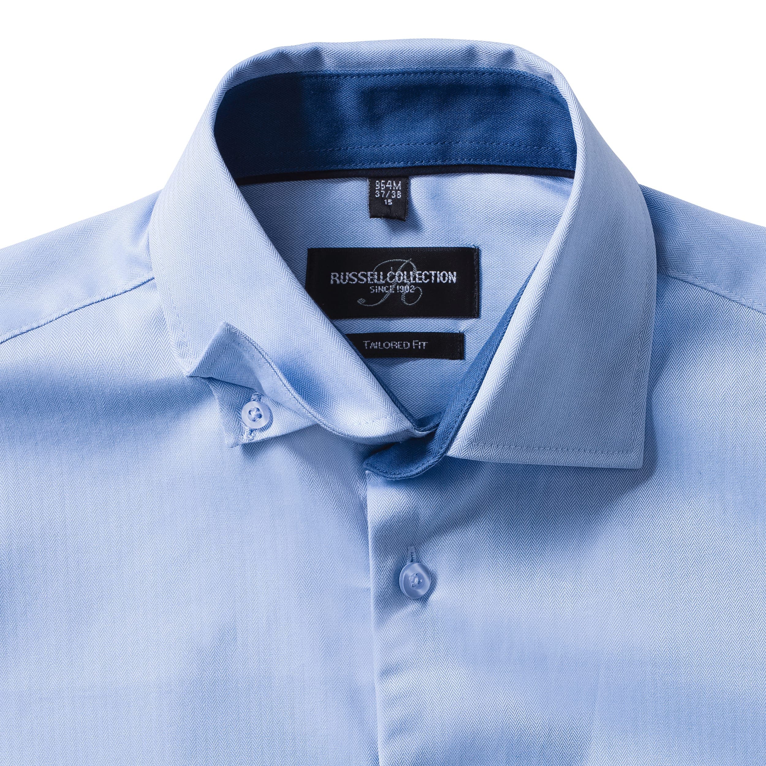 Chemise à motifs chevrons manches longues en situation