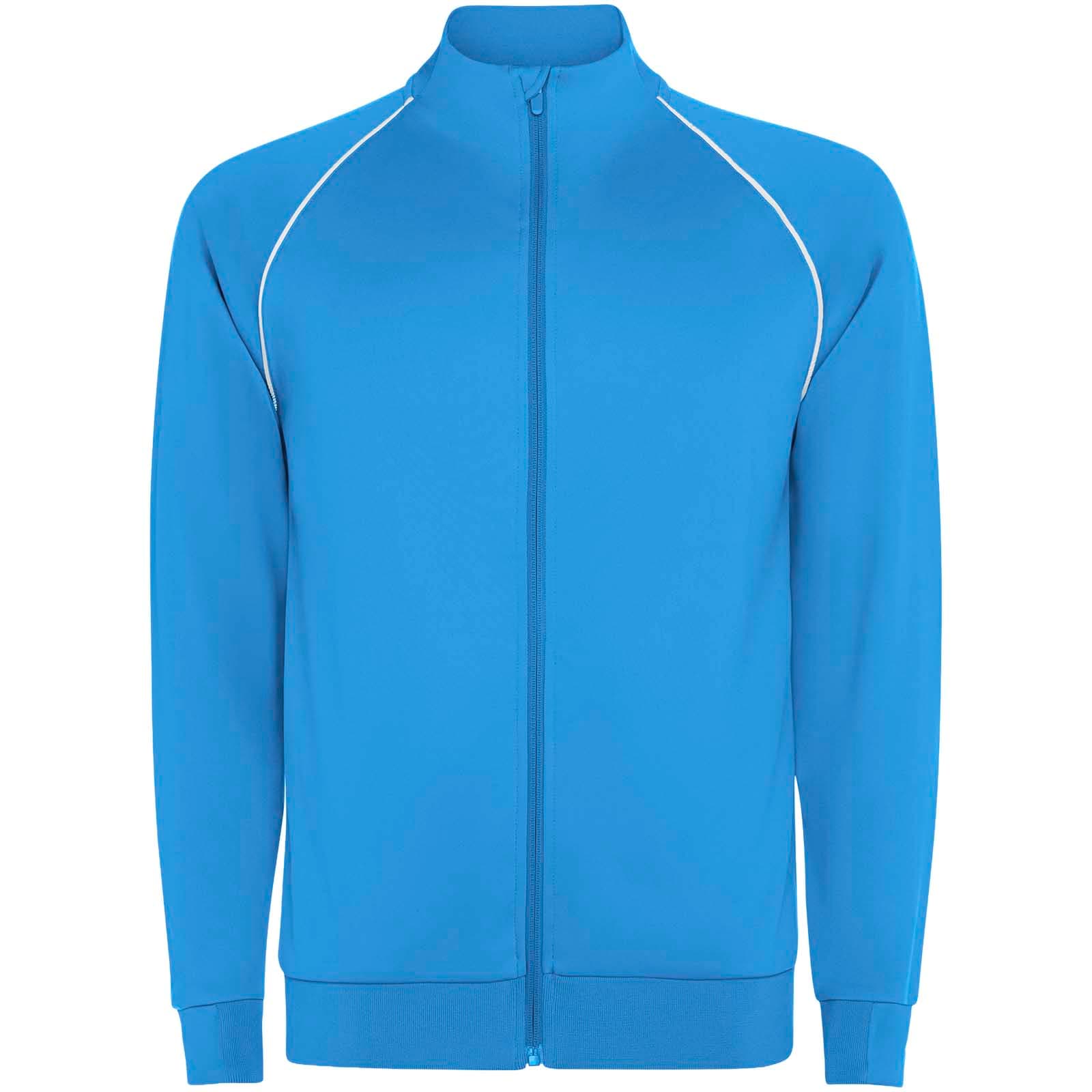 Sweat-shirt pour enfant Valier à fermeture éclair intégrale coloris Turquoise fluo