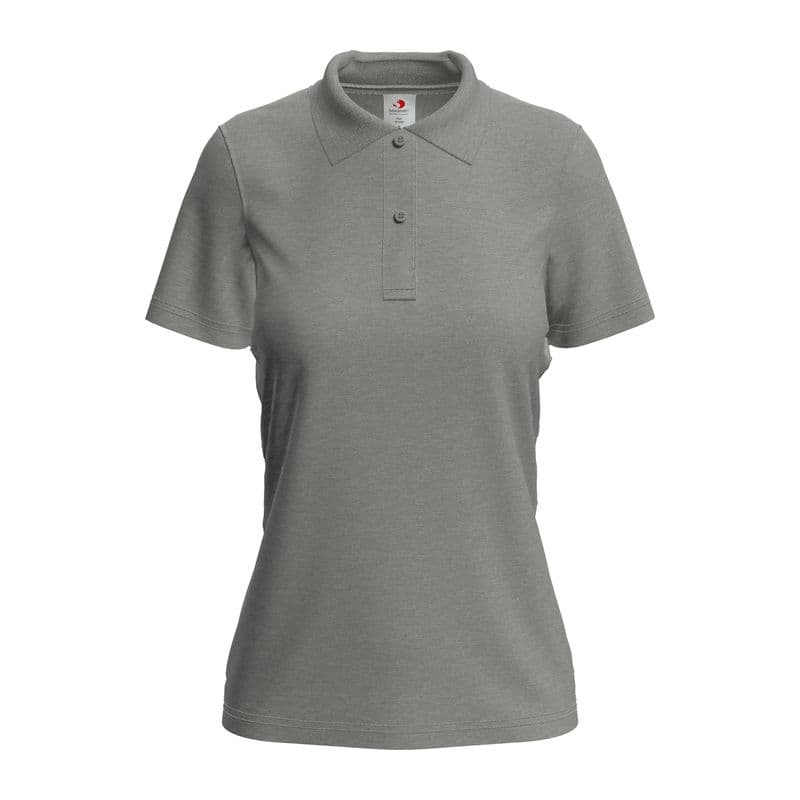 Classic Women's Polo coloris Gris chiné