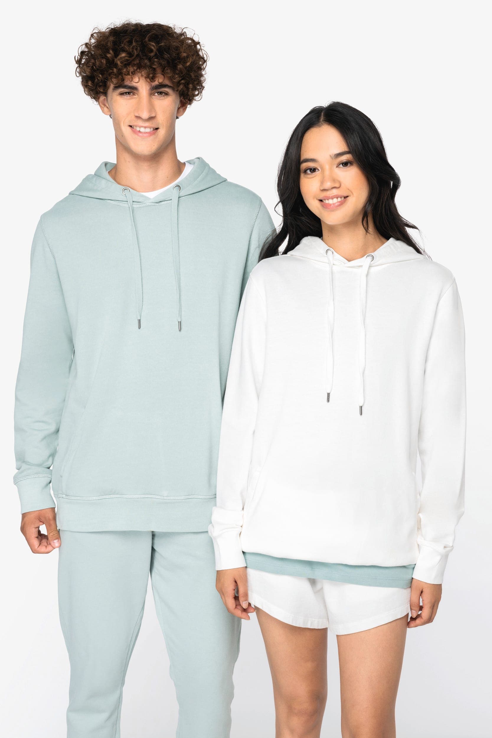 Sweat-shirt écoresponsable à capuche French Terry unisexe