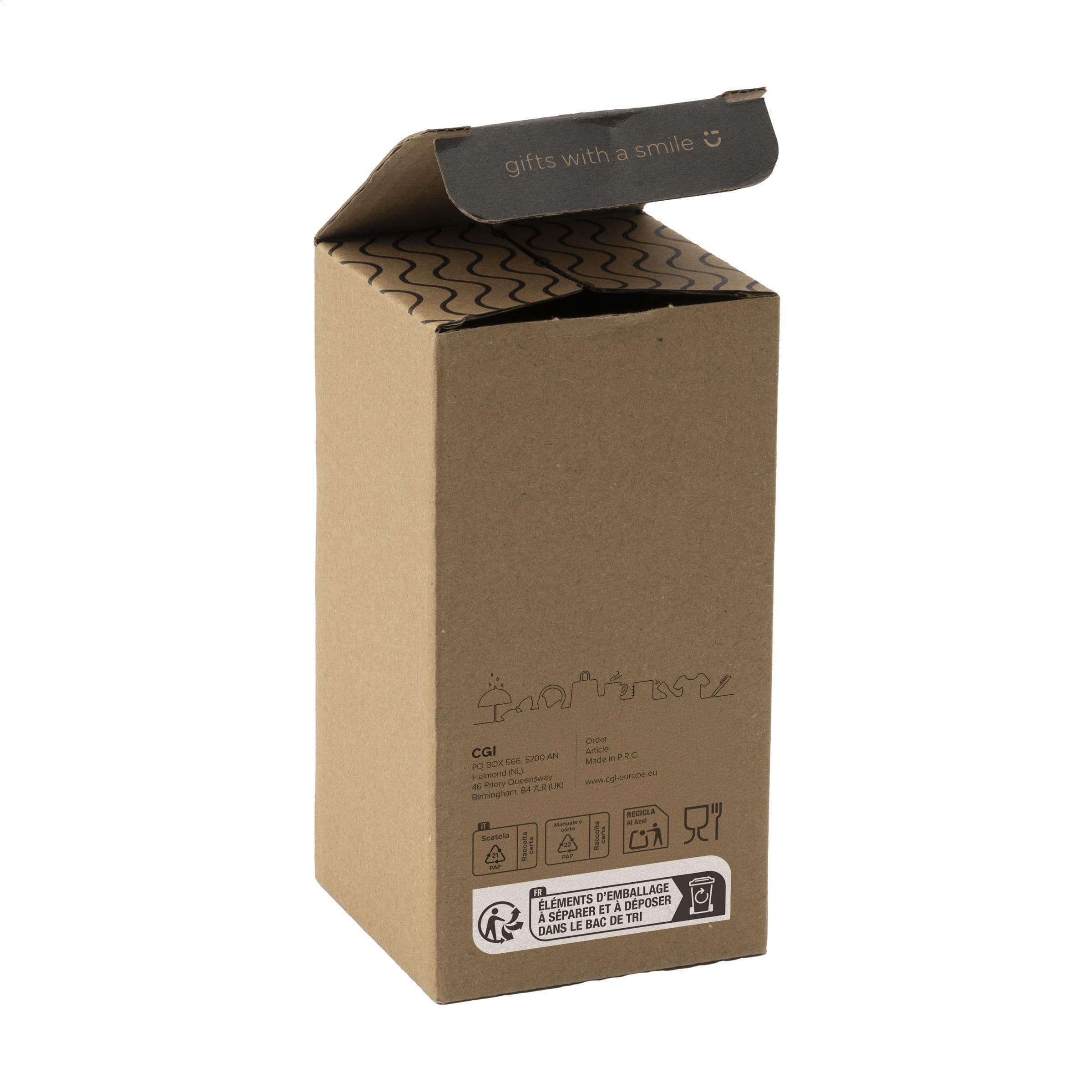 Gobelet isotherme Thermo Can RCS acier recyclé 300 ml en situation