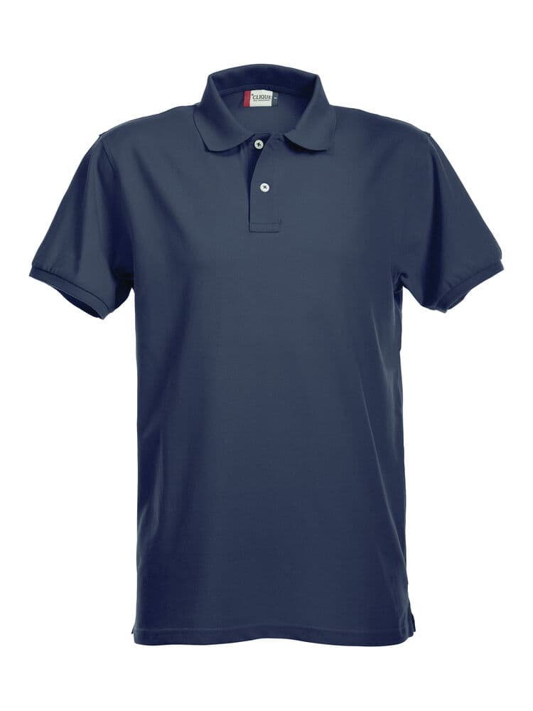 Clique Stretch Premium Polo coloris Marine foncé