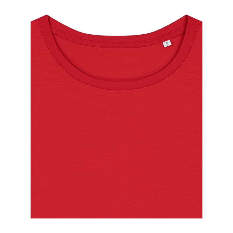 Stella Serena women's scoop neck t-shirt coloris Rouge