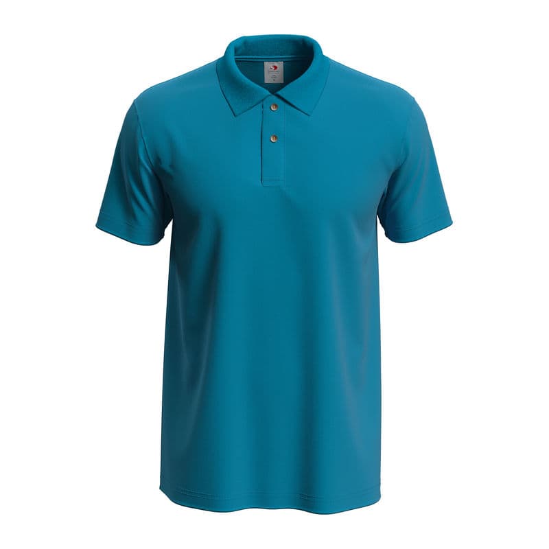 Classic Unisex Polo coloris Bleu océan