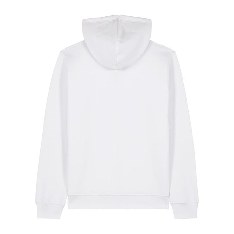 Mixer unisex zip-thru hoodie coloris Blanc