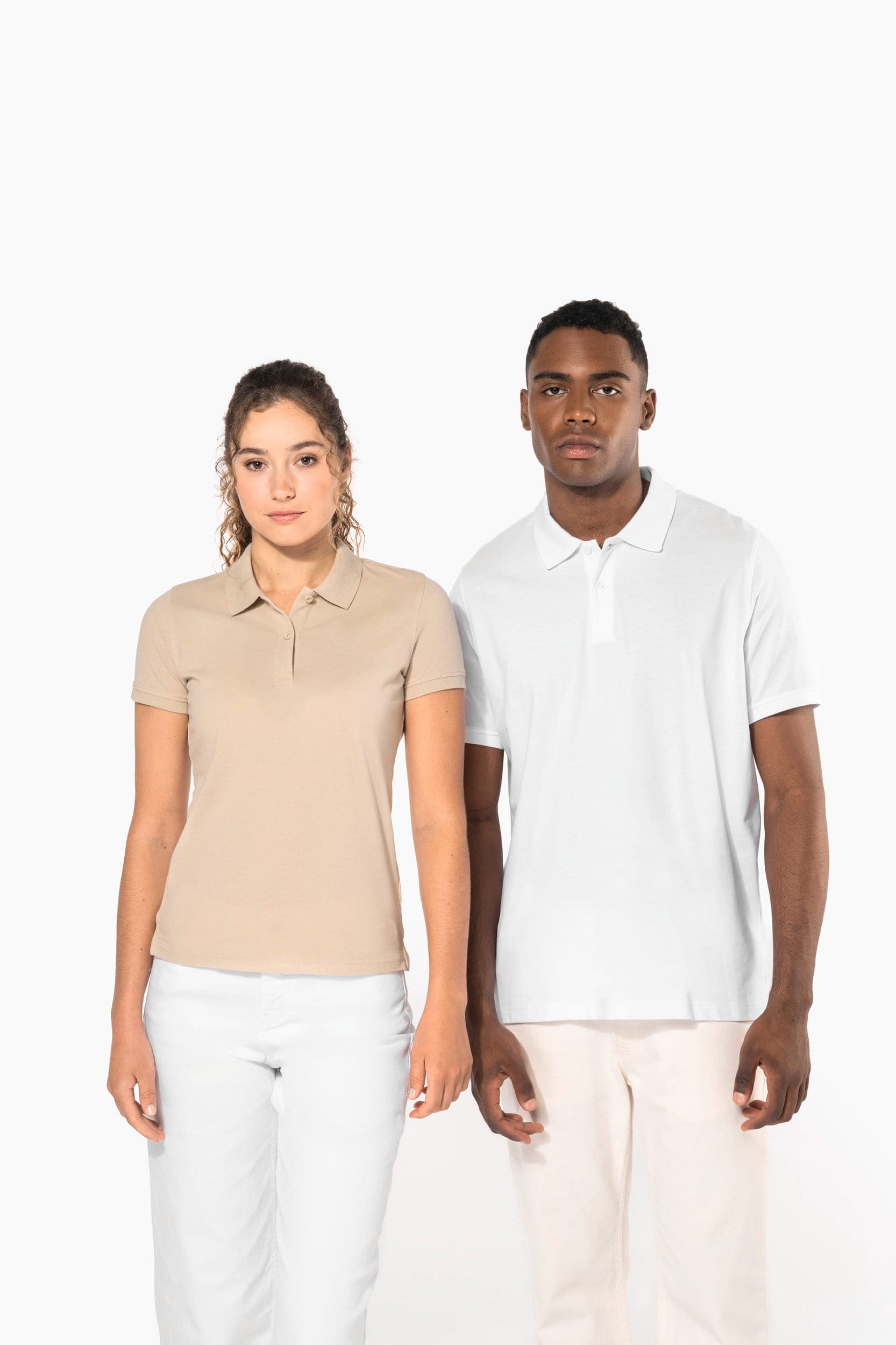 Polo piqué Bio180 femme en situation