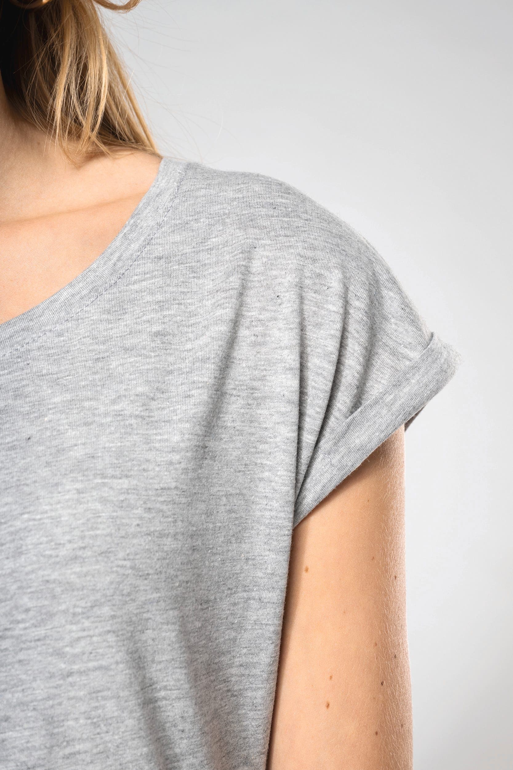 T-shirt long femme en situation