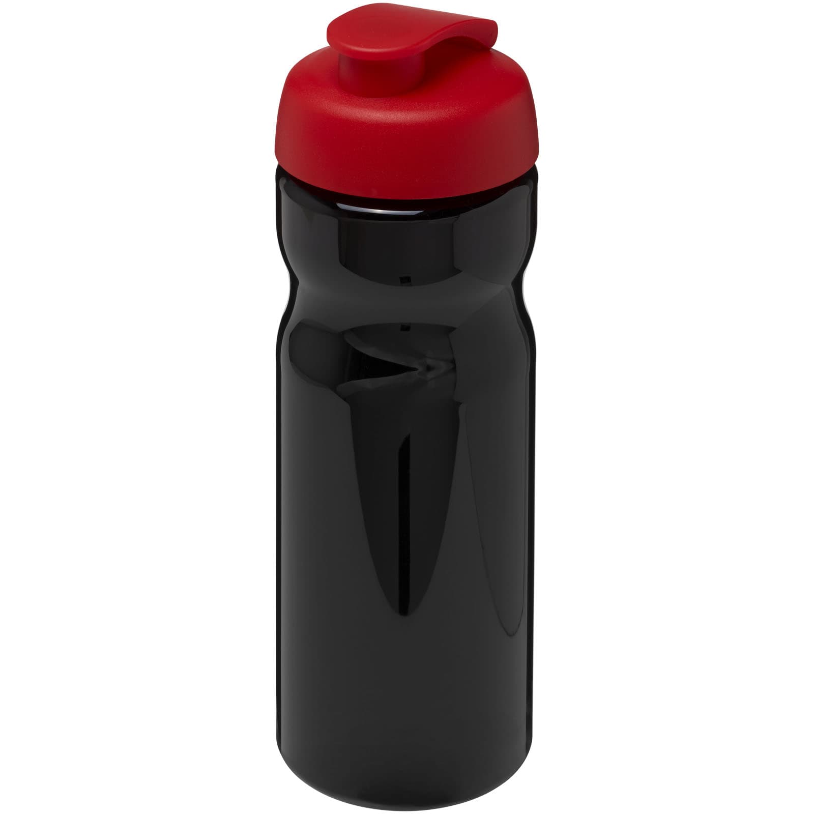 Bouteille de sport H2O Active® Base 650ml avec couvercle à clapet coloris Noir