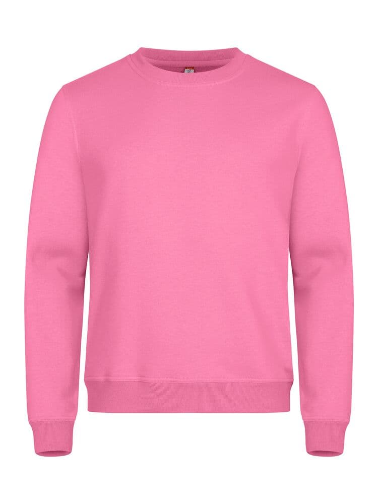 Clique Basic Roundneck coloris Rose vif