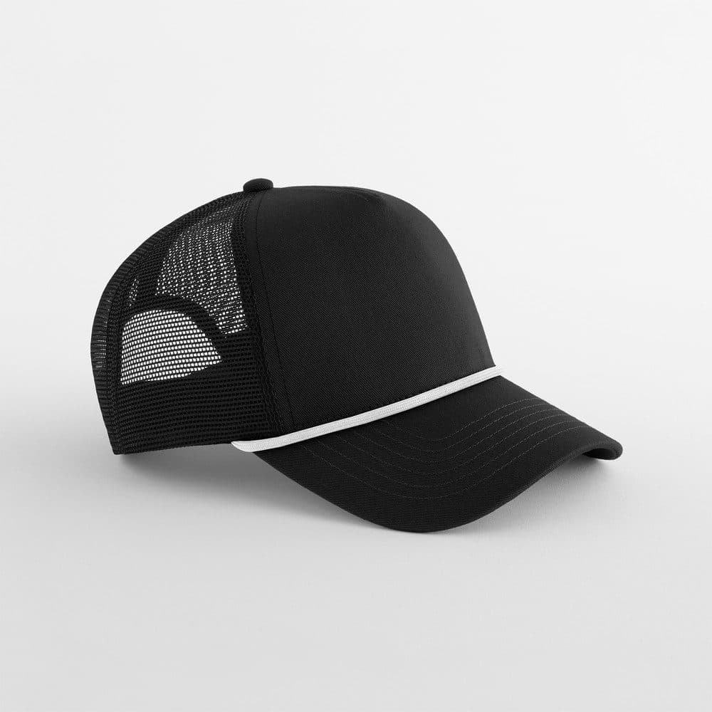 5 PANEL ROPE TRUCKER coloris Noir / Blanc