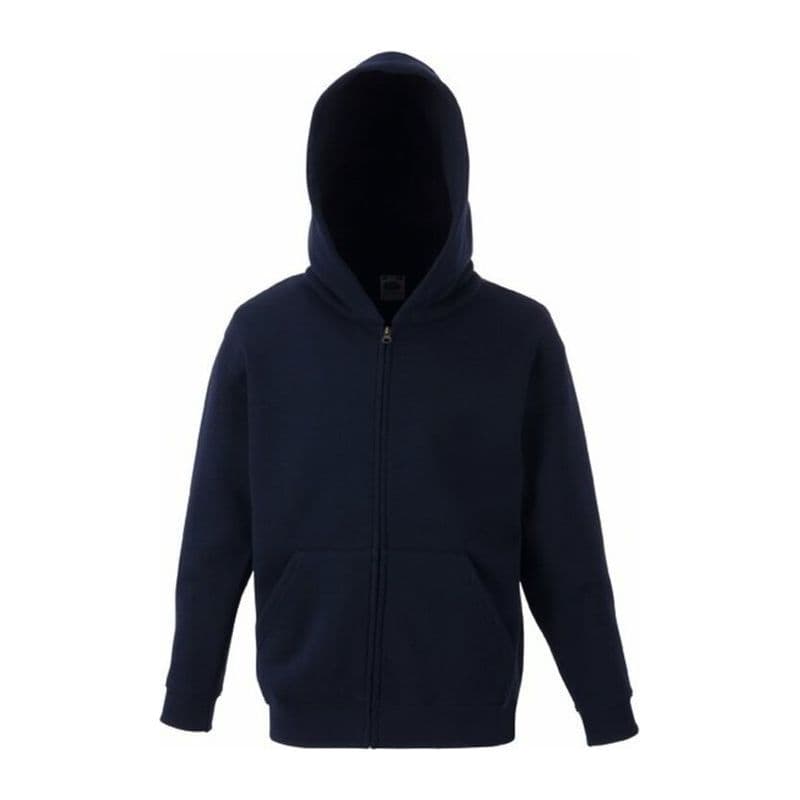 KIDS CLASSIC HOODED SWEAT JACKET coloris Marine profond