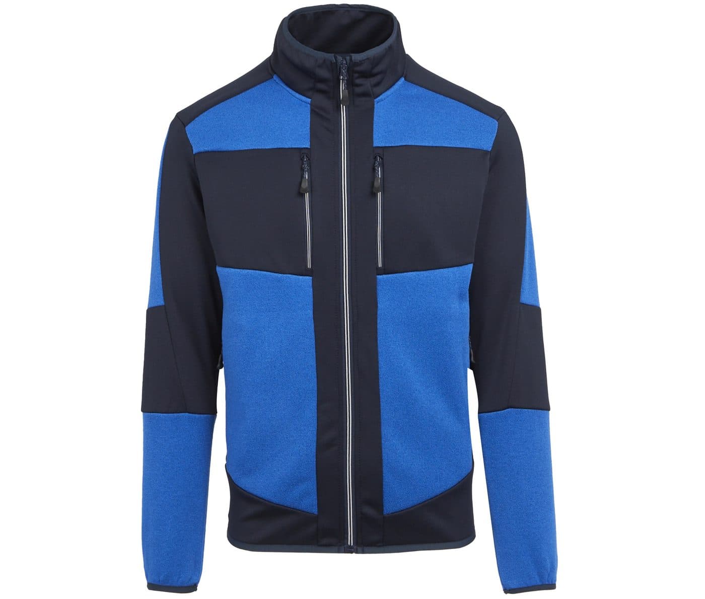 E-VOLVE KNIT EFFECT STRETCH MIDLAYER coloris Bleu soutenu / Marine