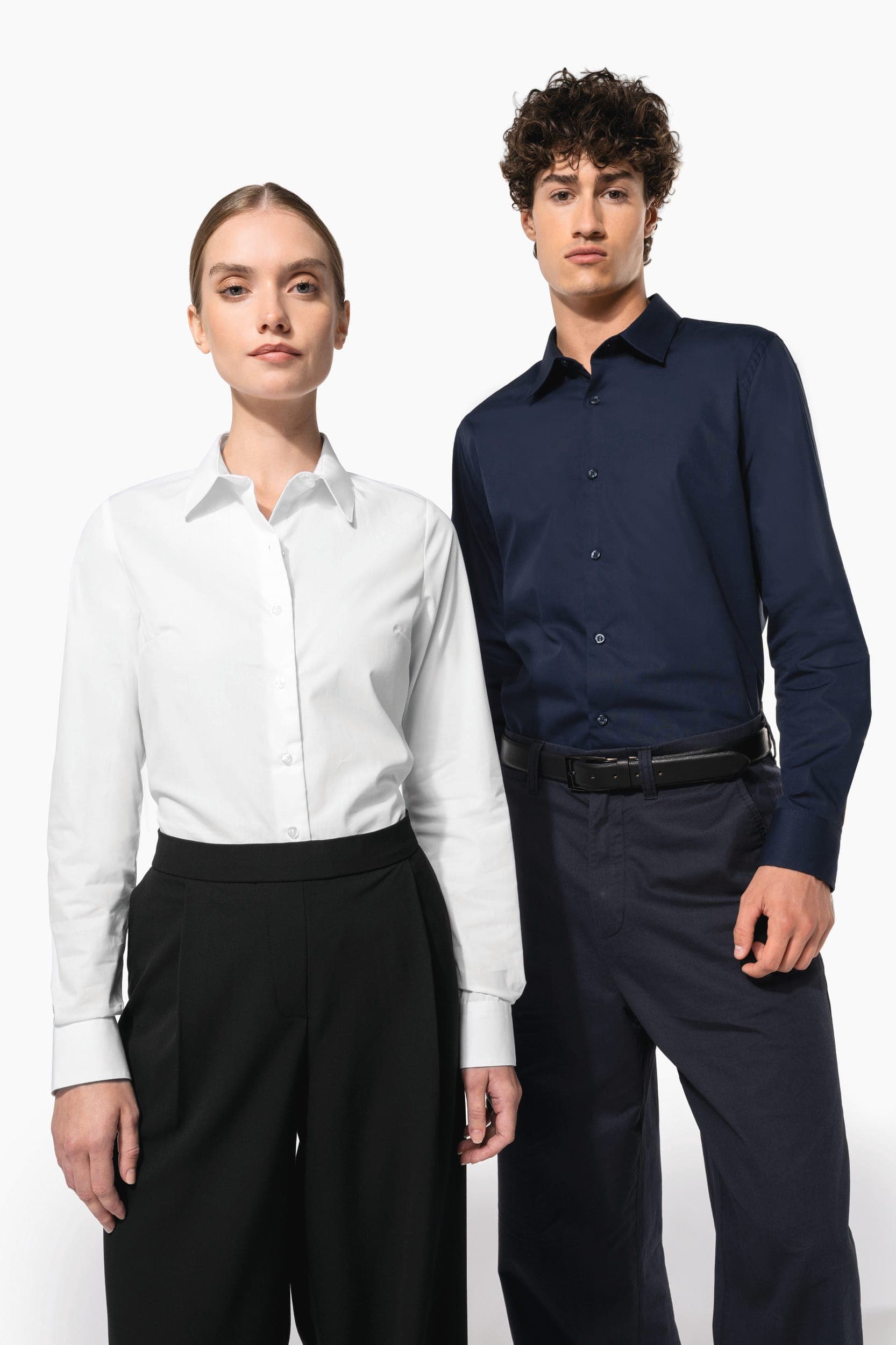 Chemise popeline manches longues homme en situation