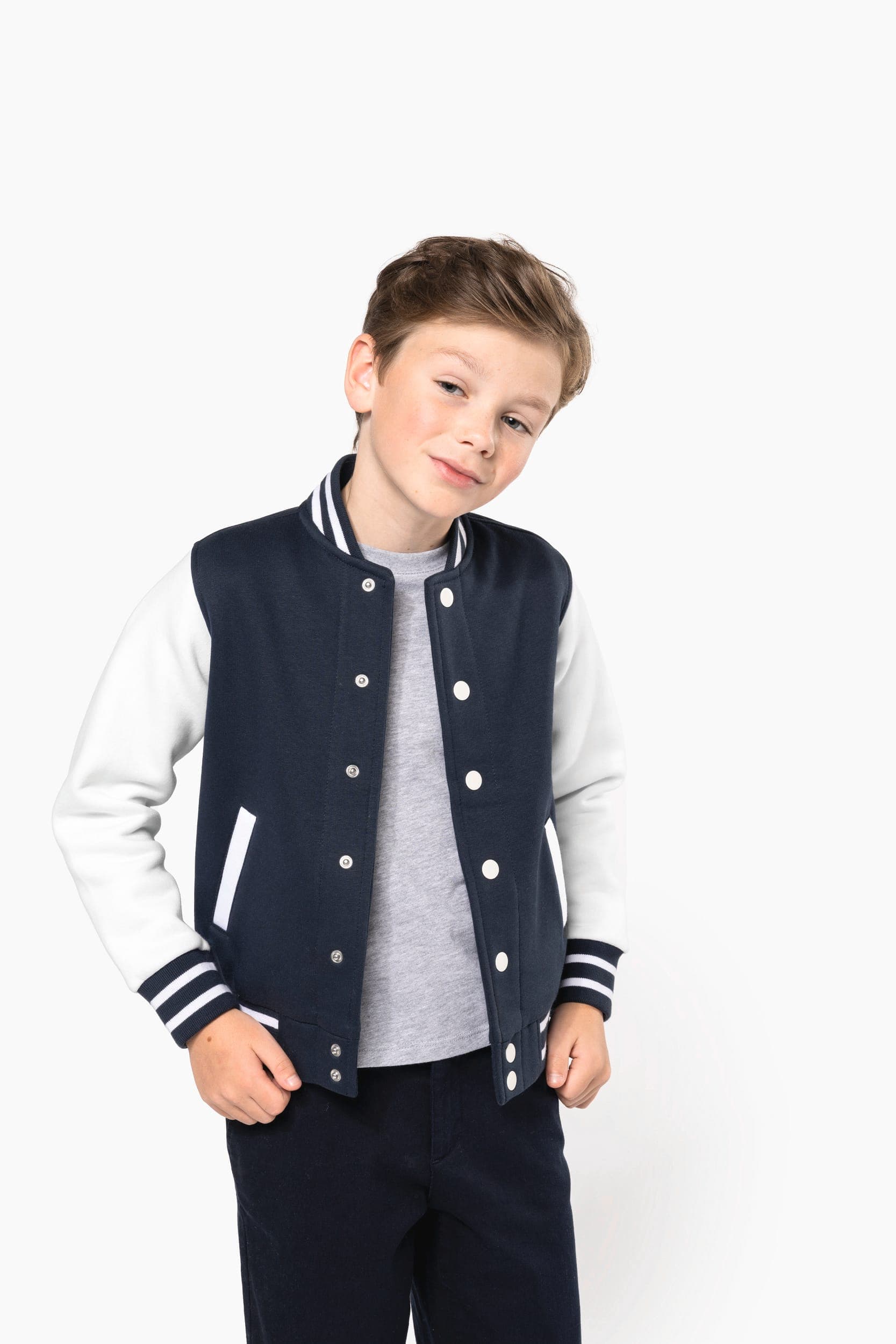 Blouson molleton teddy enfant en situation