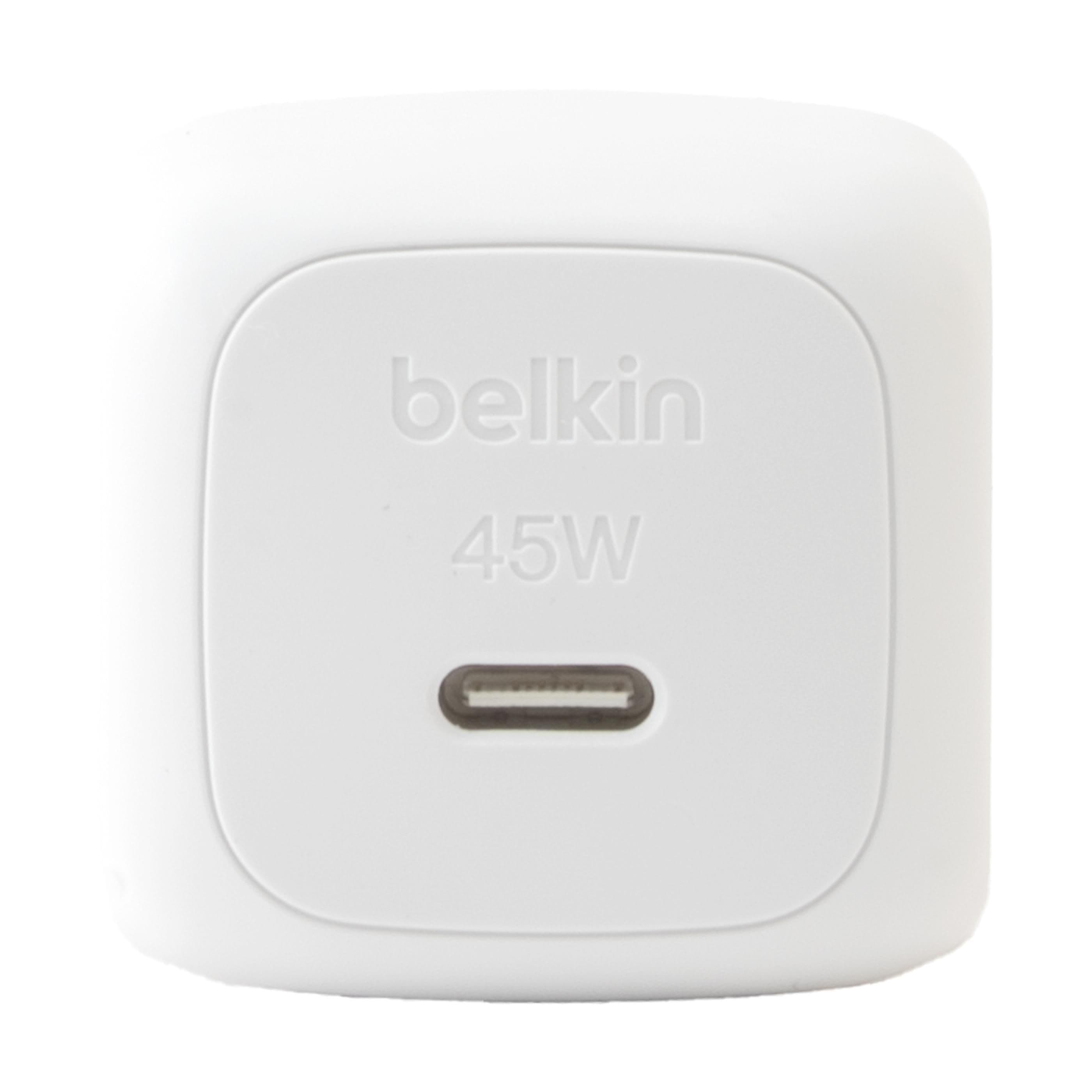 Chargeur mural Belkin 45W USB PD avec PPS et câble en situation