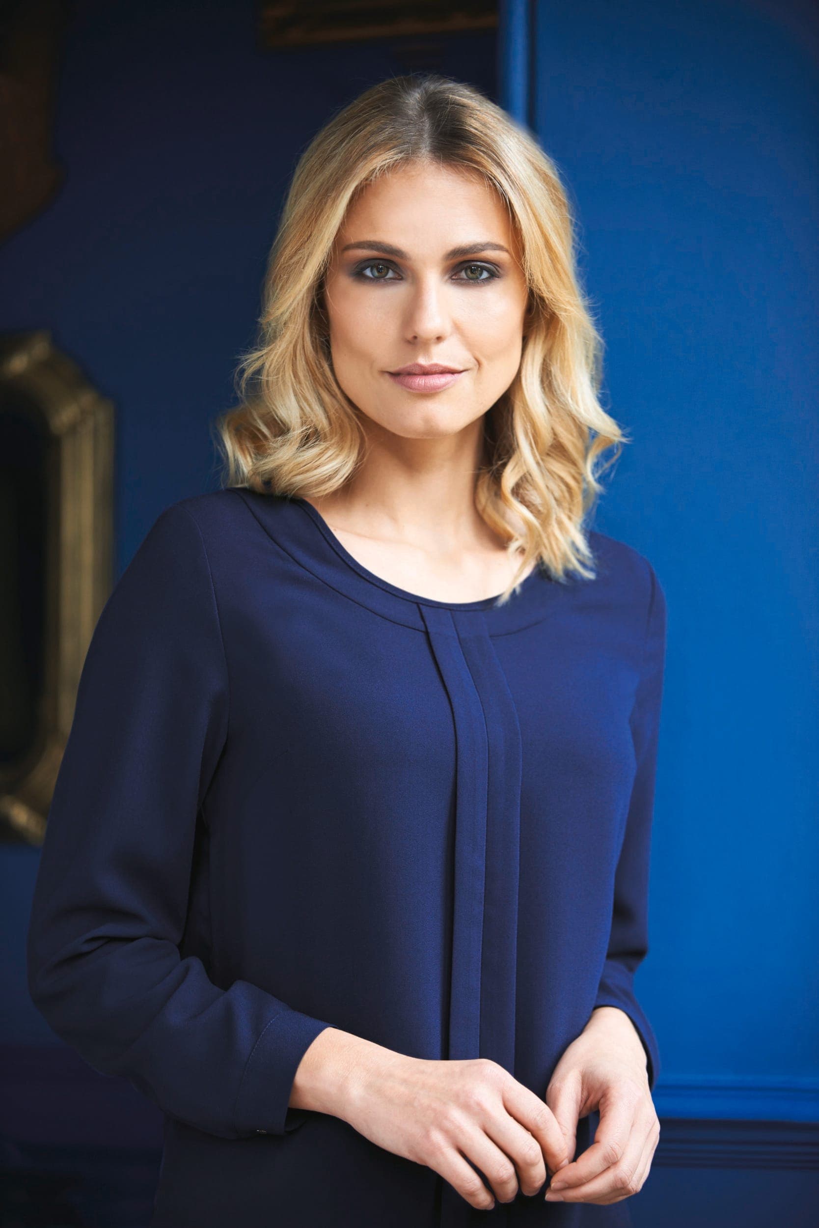Blouse Crêpe de Chine Roma en situation