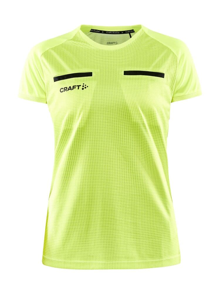Craft Evolve referee jersey w coloris Jaune