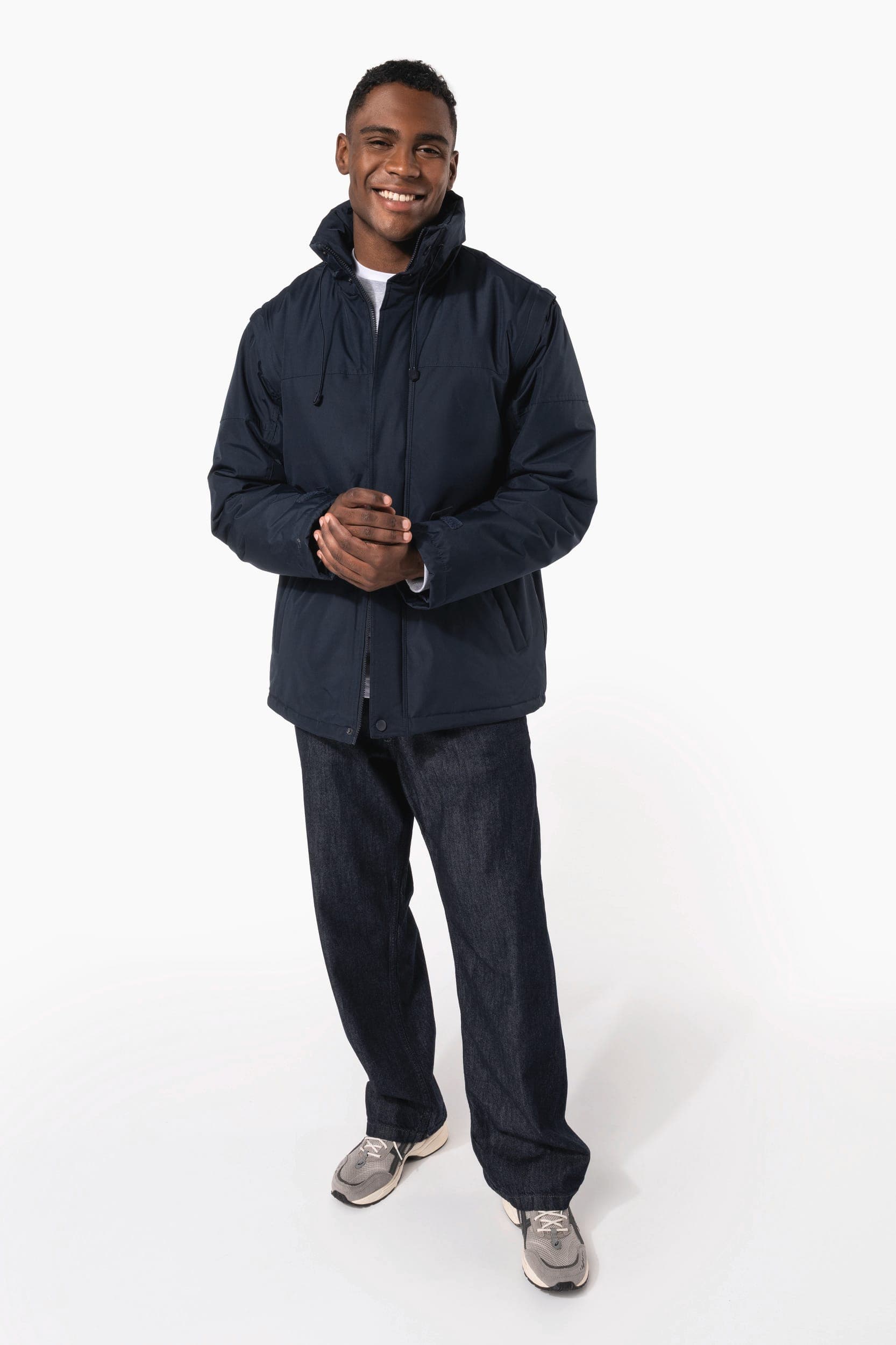 Blouson manches amovibles homme en situation
