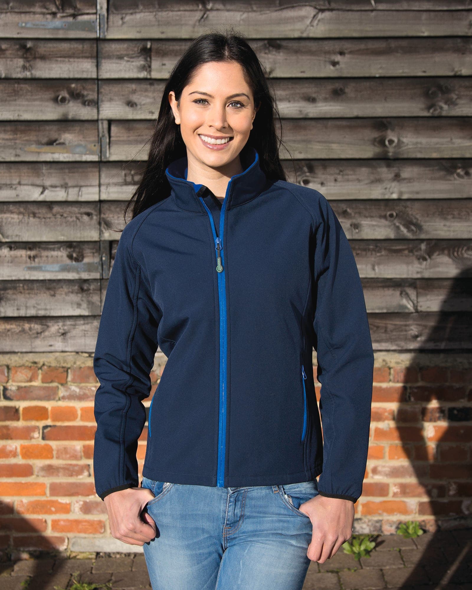 Veste Softshell Femme Printable en situation