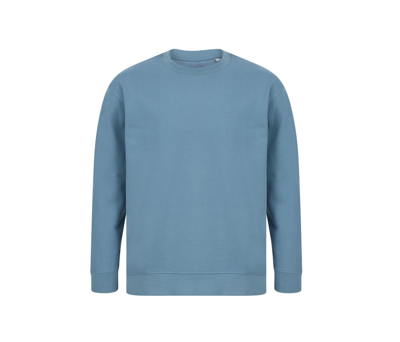 UNISEX SUSTAINABLE FASHION SWEAT coloris Bleu pierre