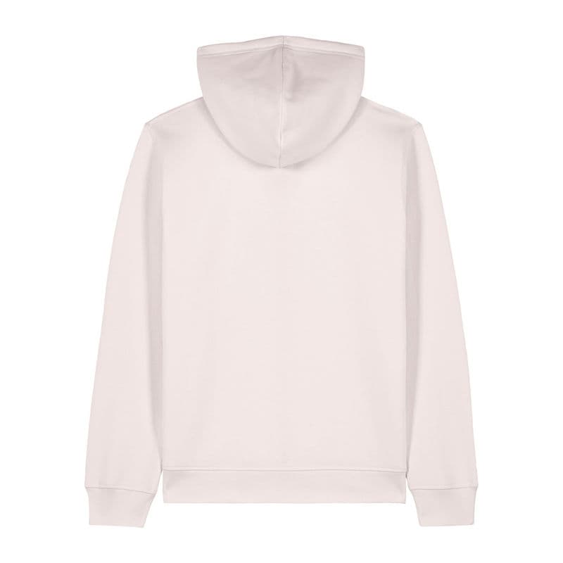 Mixer unisex zip-thru hoodie coloris Blanc vintage