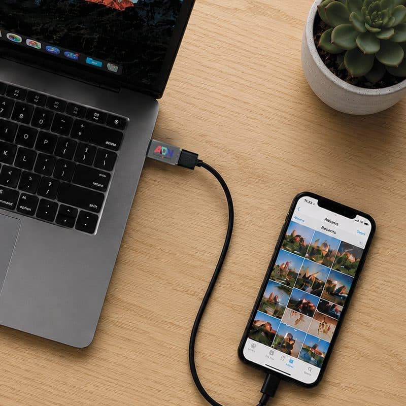 ADAPTATEUR USB TYPE-C en situation