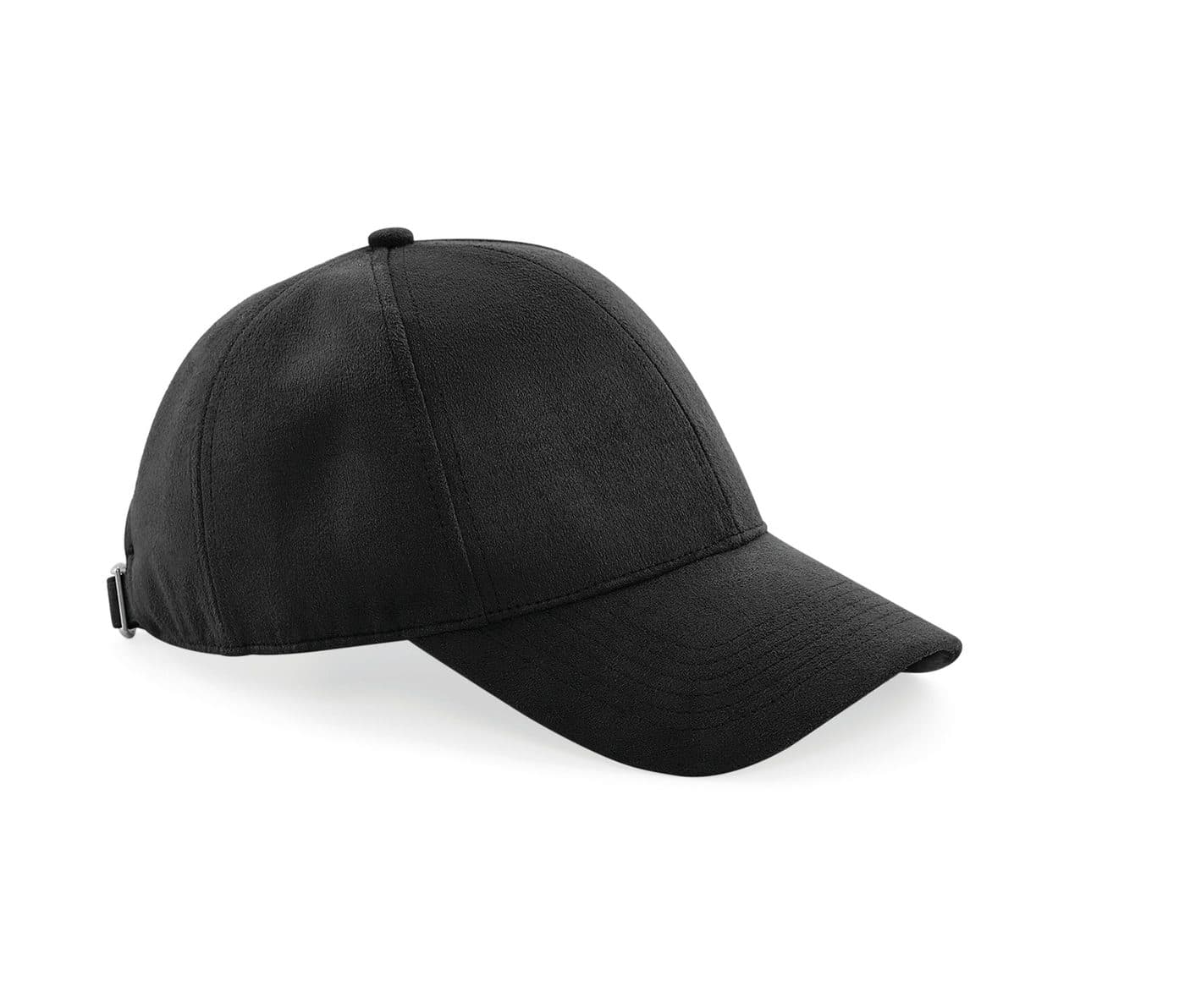 FAUX SUEDE 6 PANEL CAP coloris Noir