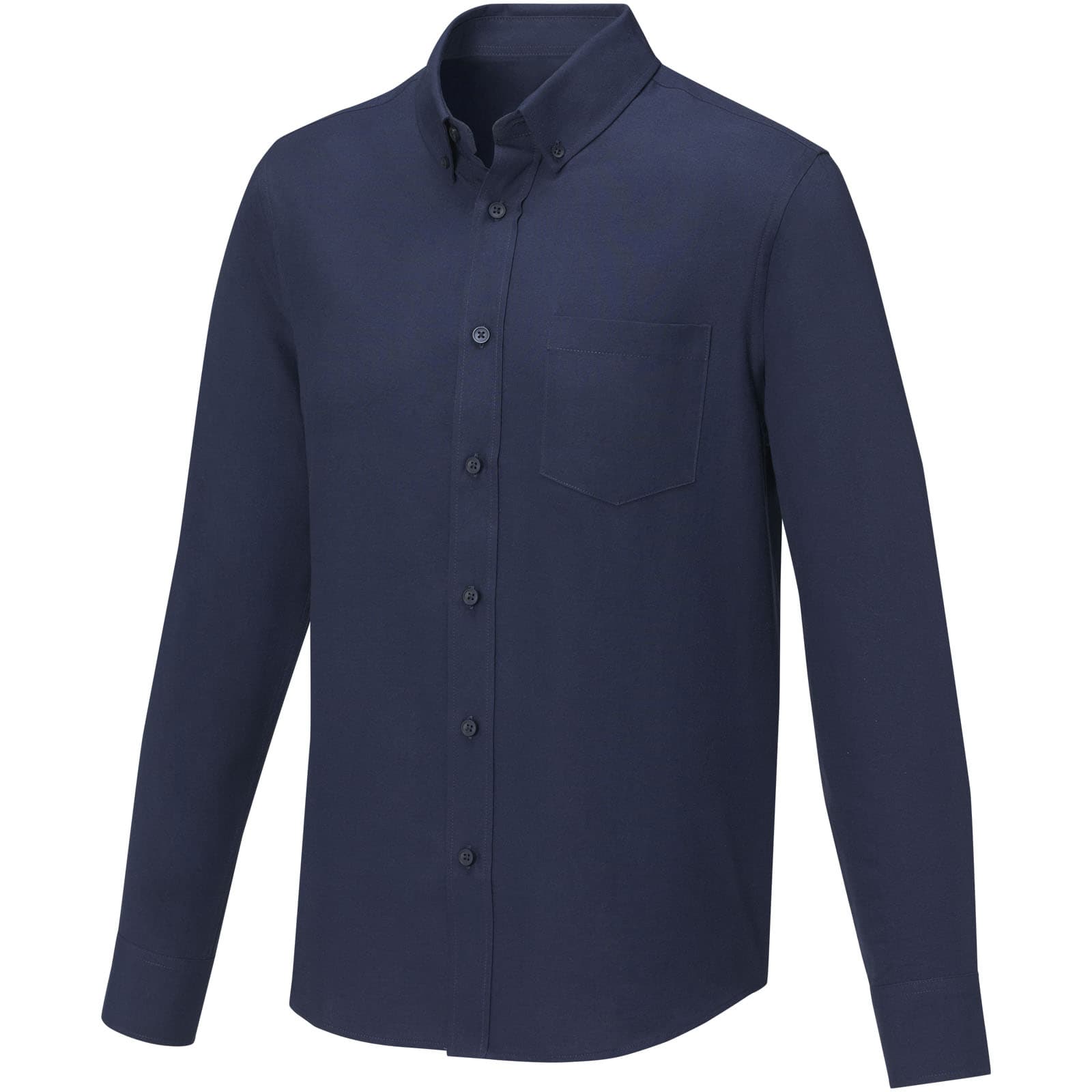 Chemise à manches longues de 130 g/m² Pollux pour homme coloris Marine