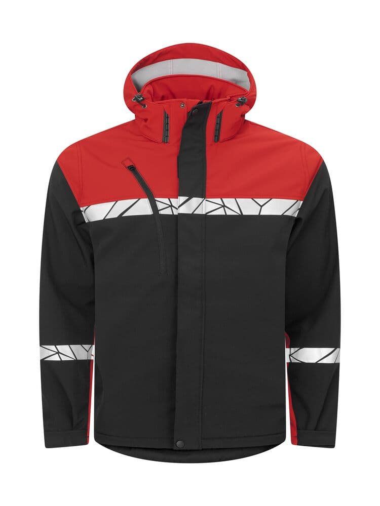 7400 SOFTSHELL coloris Noir / Rouge