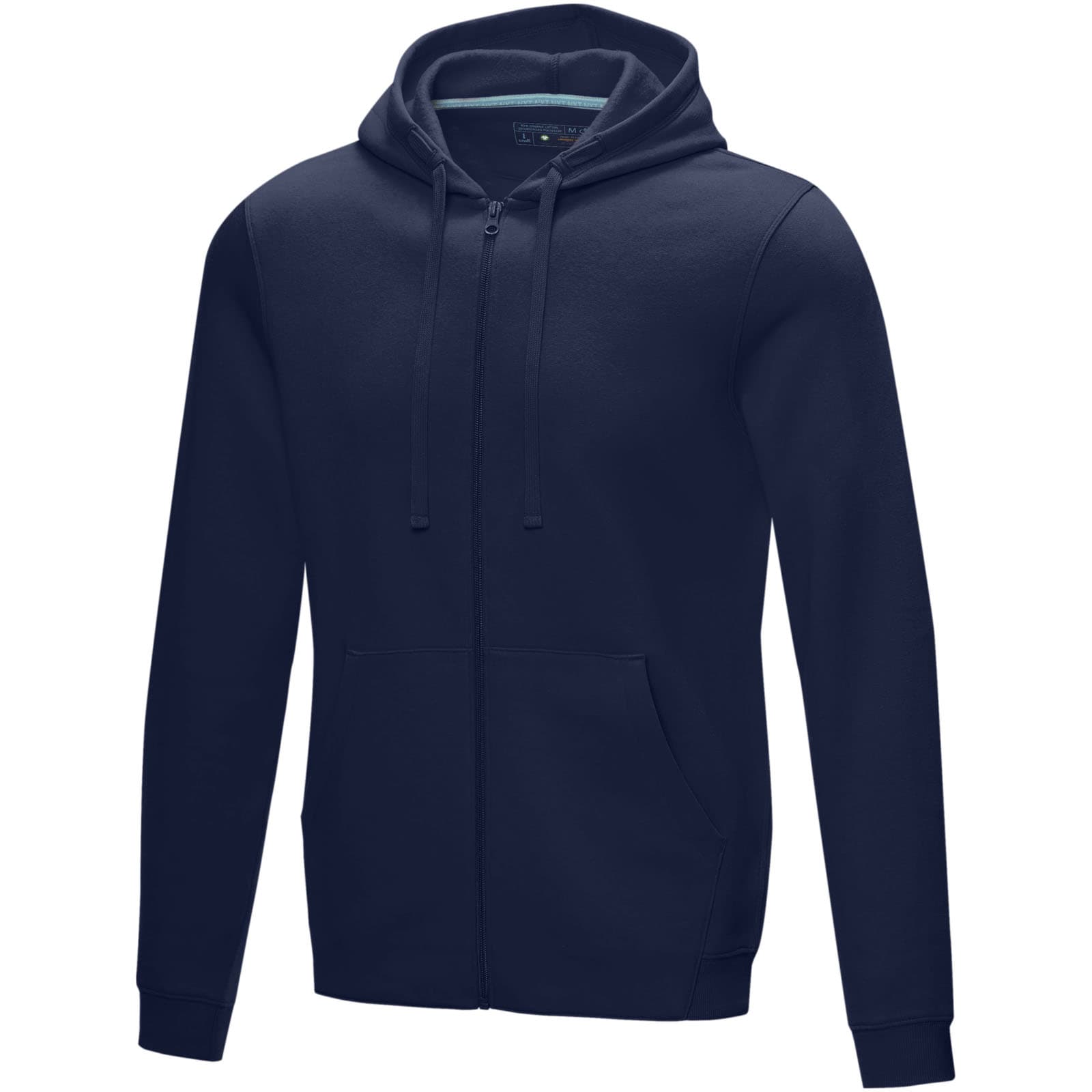 Sweat full zip à capuche Ruby bio homme