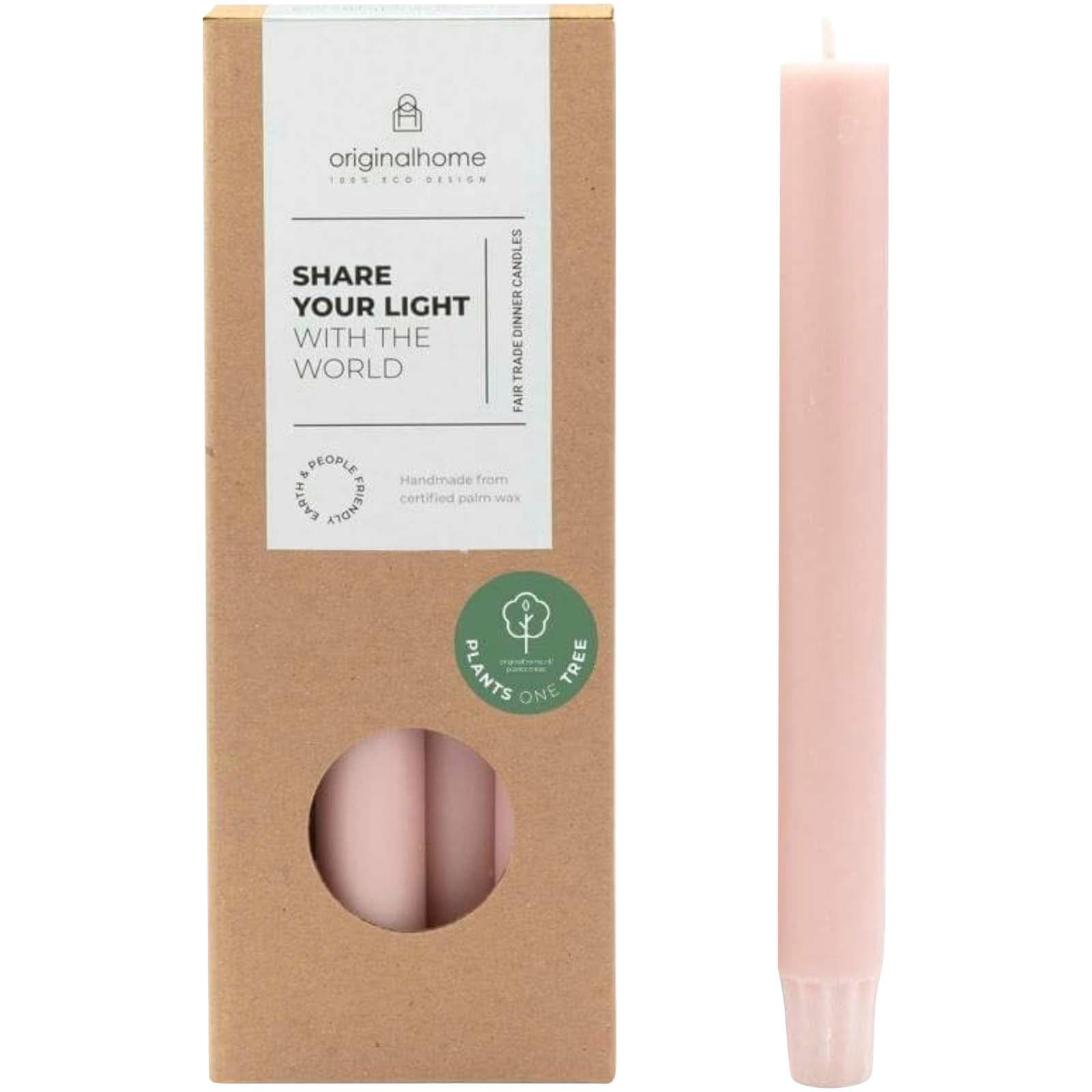 Bougie Originalhome coloris Rose clair