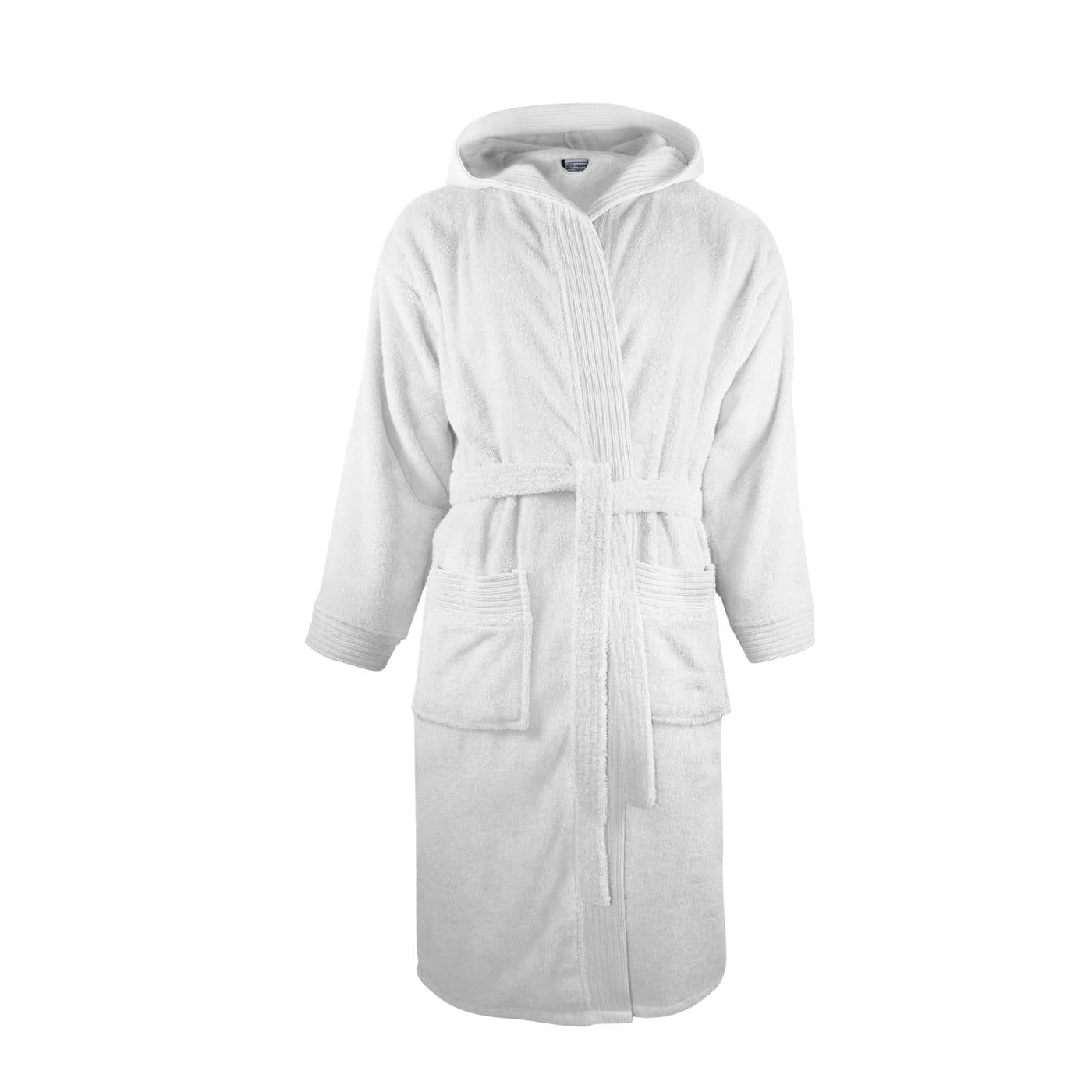 BATHROBE HOODED coloris Blanc