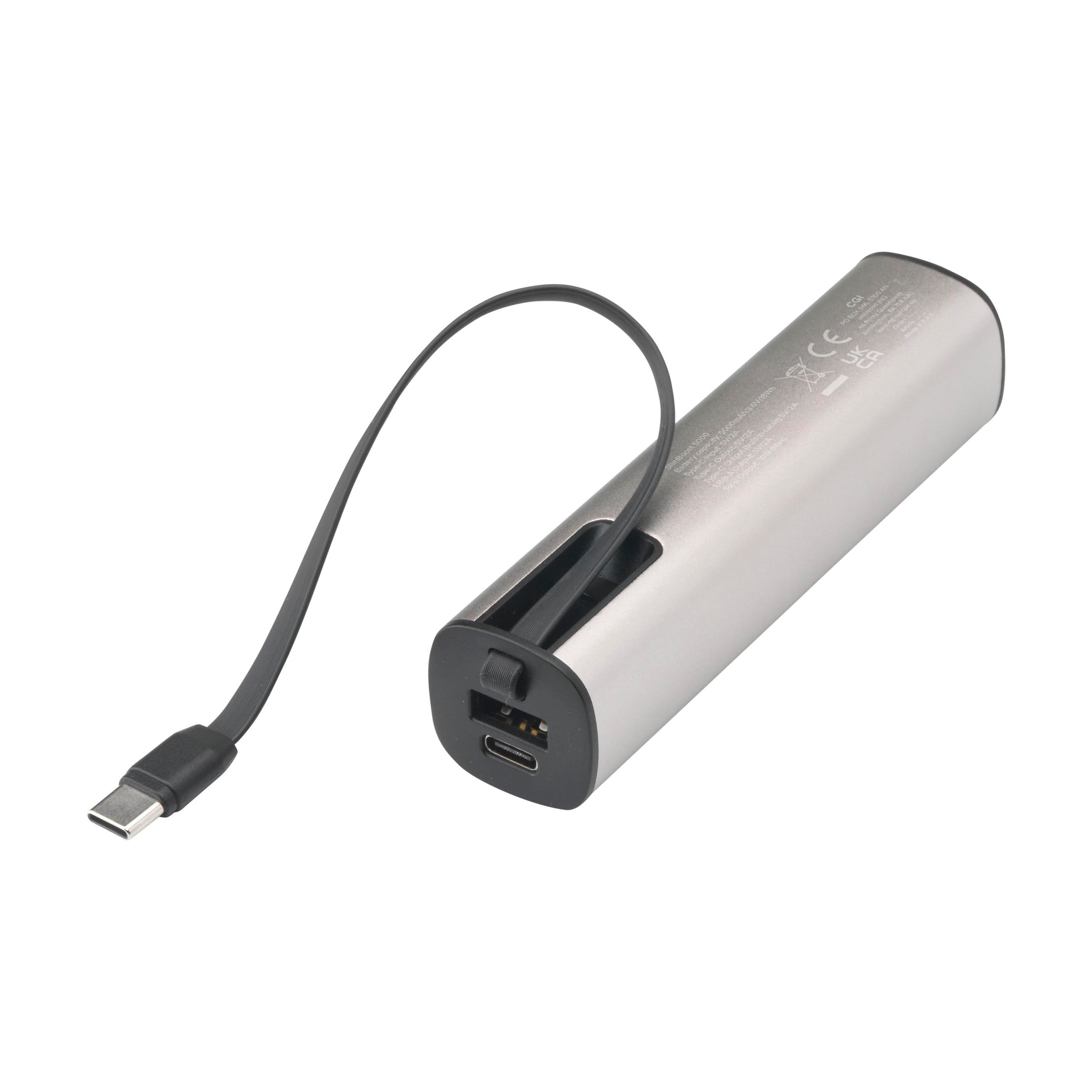 Powerbank SlimBoost 5000 RCS aluminium recyclé