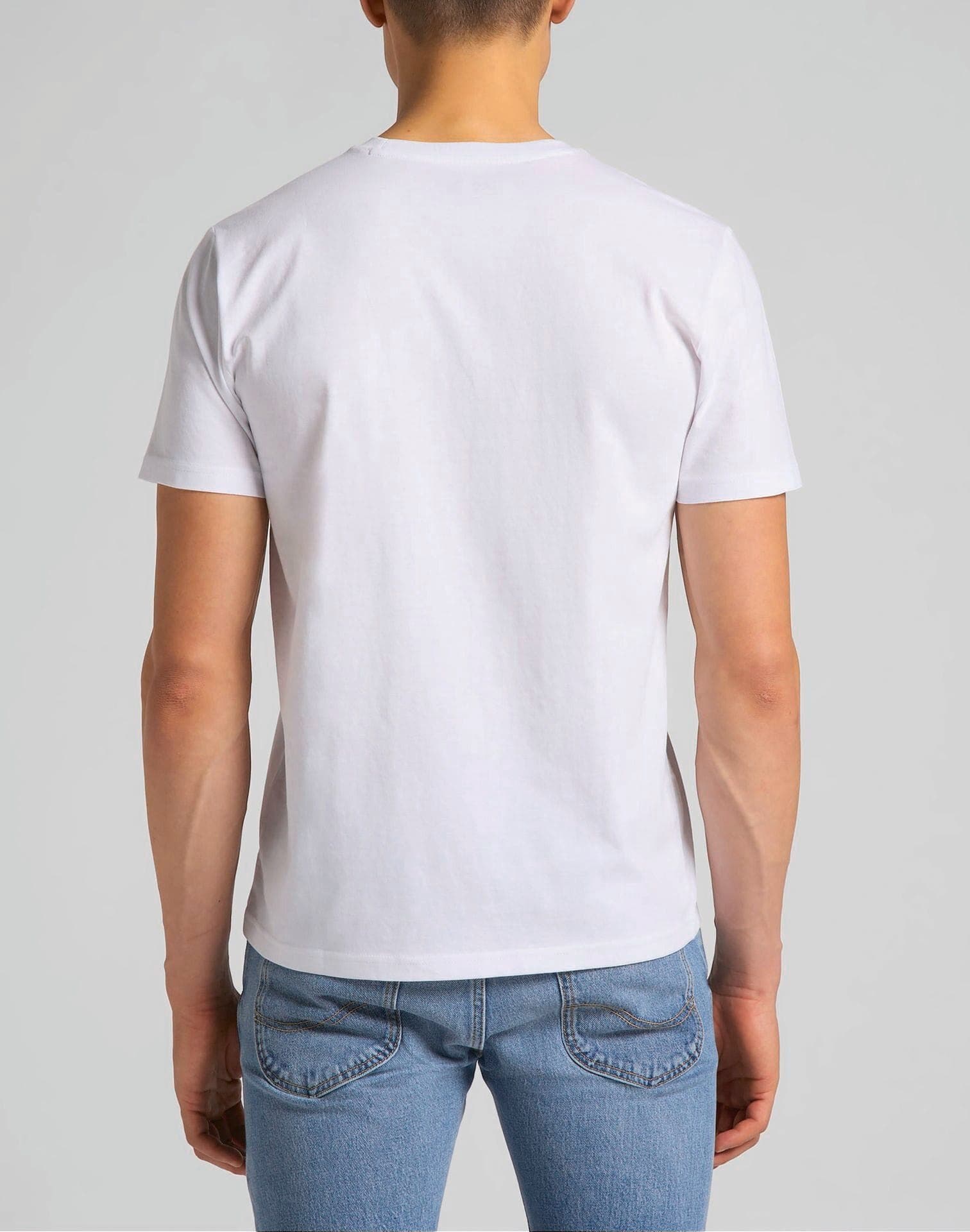 T-shirt Patch Logo Lee en situation
