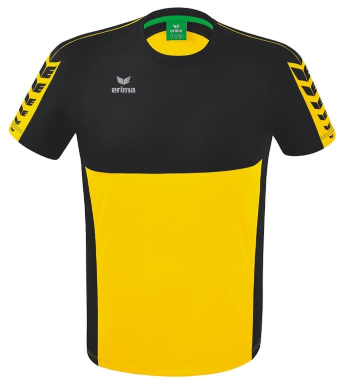 T-shirt Six Wings coloris Jaune / Noir